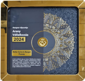 Arany vállalkozás – 2024 – ReGe Gyros
